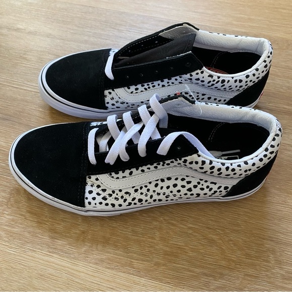 Vans Shoes - Vans Old Skool Dalmatian Low Tops White and Black